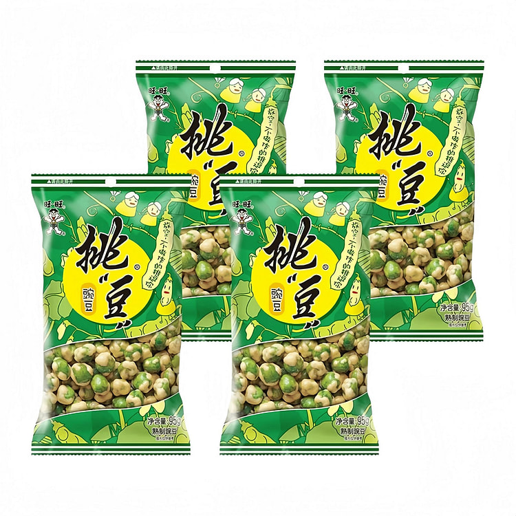 旺旺 挑豆系列  挑豆豌豆 95g*4袋 380 克