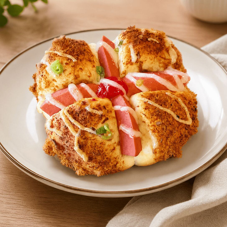 Pork Floss Hot Dog Bun 1 count