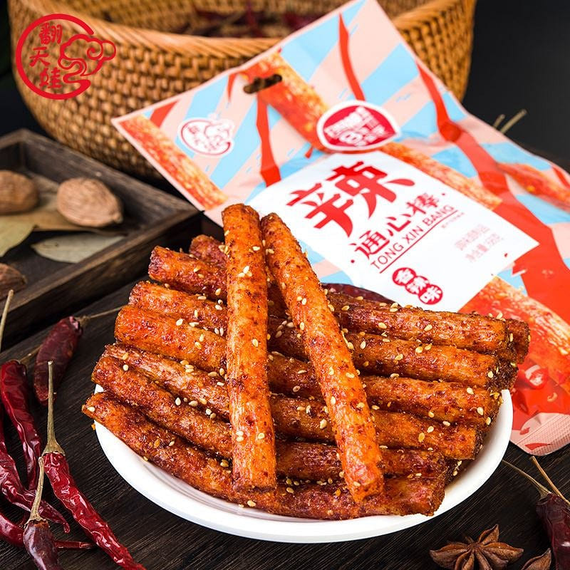 Flippin' Wah Macaroni Stick Chili Sticks Snacks Popping Spicy Flavor 68g/pkg 68 g