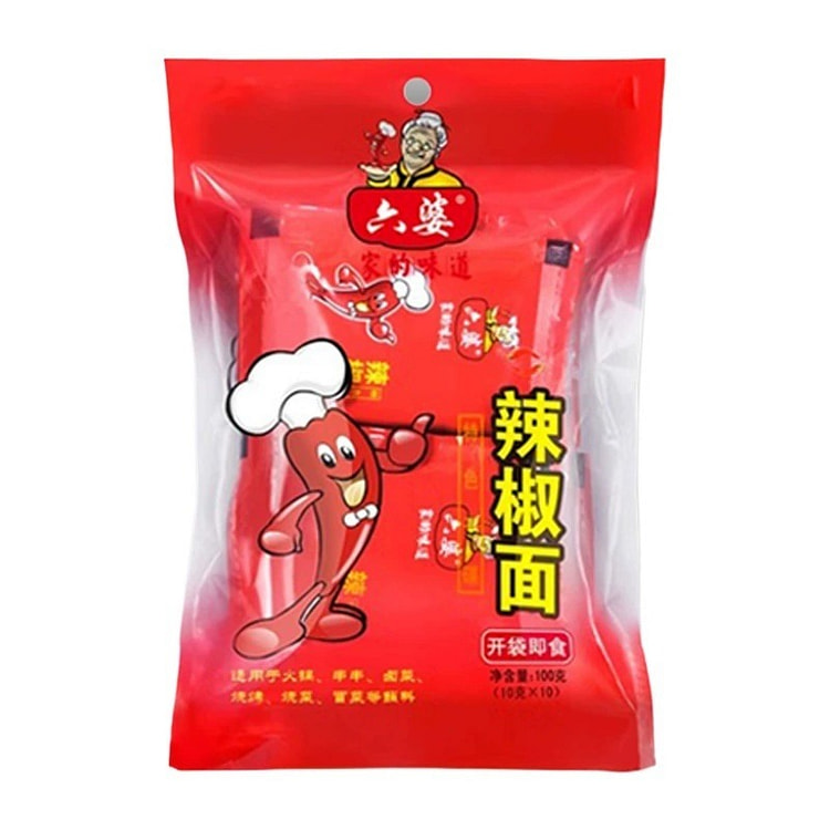六婆辣椒面烧烤海椒面火锅香辣干碟100g/袋 1 包