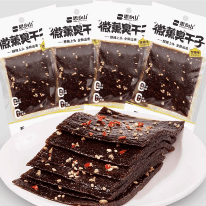 思乡山 微薰臭干子辣条 10包 20 克