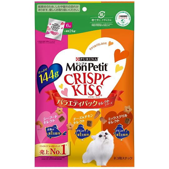 Bánh quy ăn dặm cho mèo PURINA ba vị 6g*24 1 phần