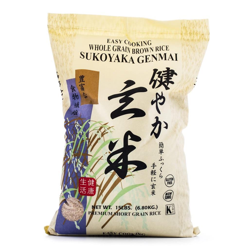 Arroz Integral Sukoyaka Genmai 15 lb