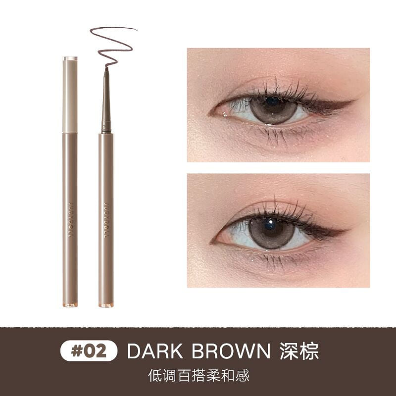 Dark brown machete eyeliner gel pen *1 piece 1 개입