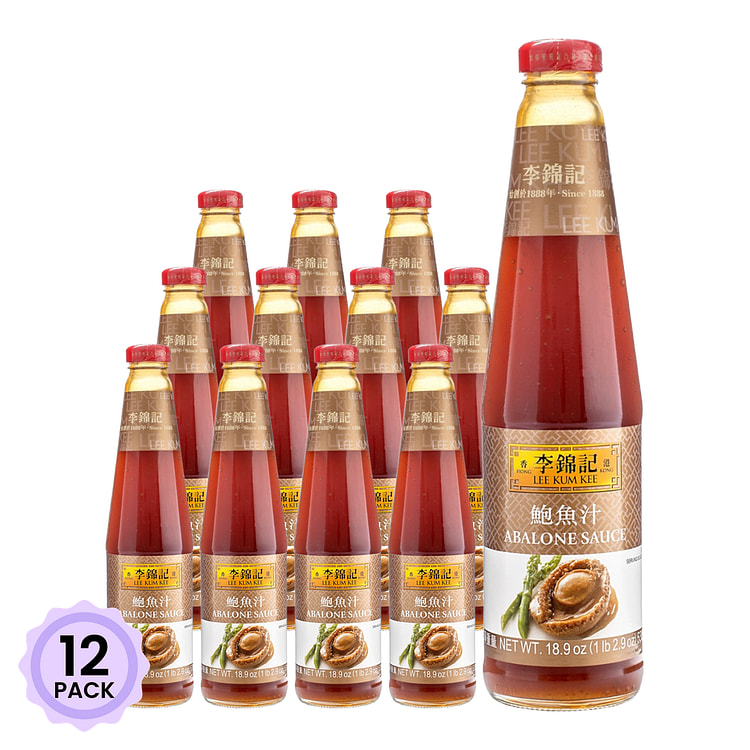 李锦记 鲍鱼汁 18.9 盎司*12 包