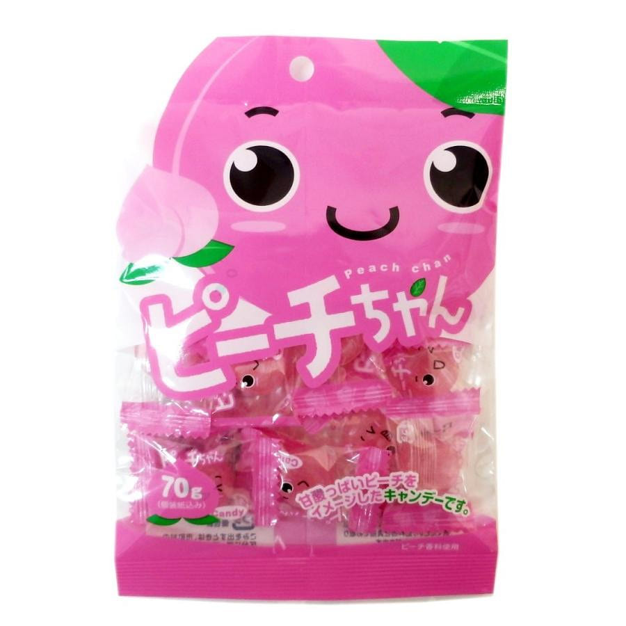 Kawaguchi Seika Hard Candy: Peach-chan 2.47 oz