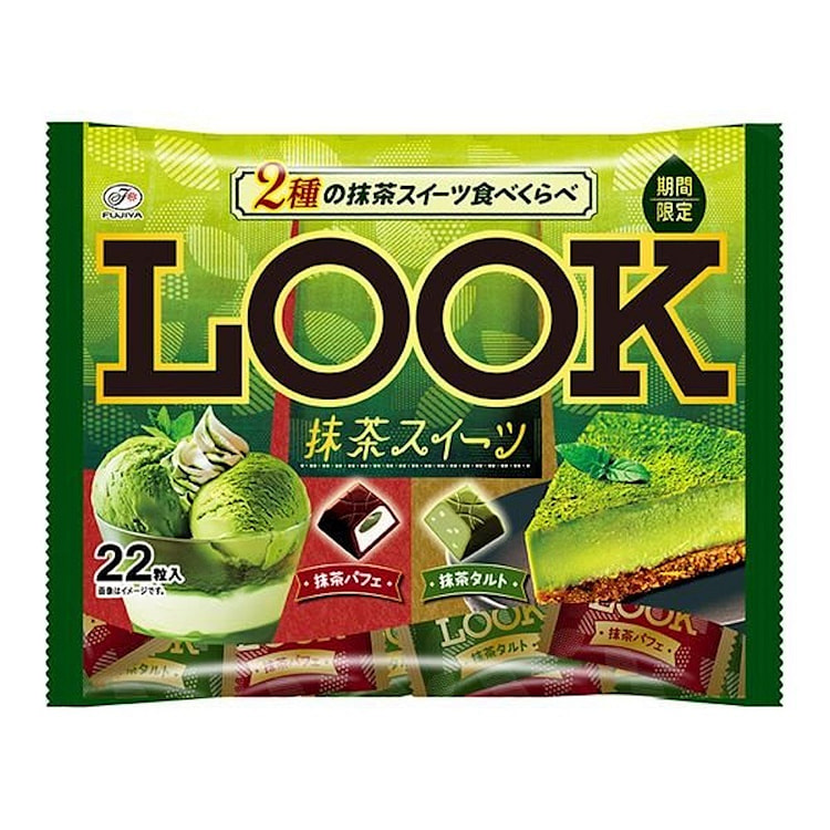 FUJIYA Matcha Parfait & Matcha Tart Chocolate 22P 1 pack