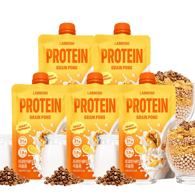 High Protein Low Sugar Shake Grain Pong 5 pack