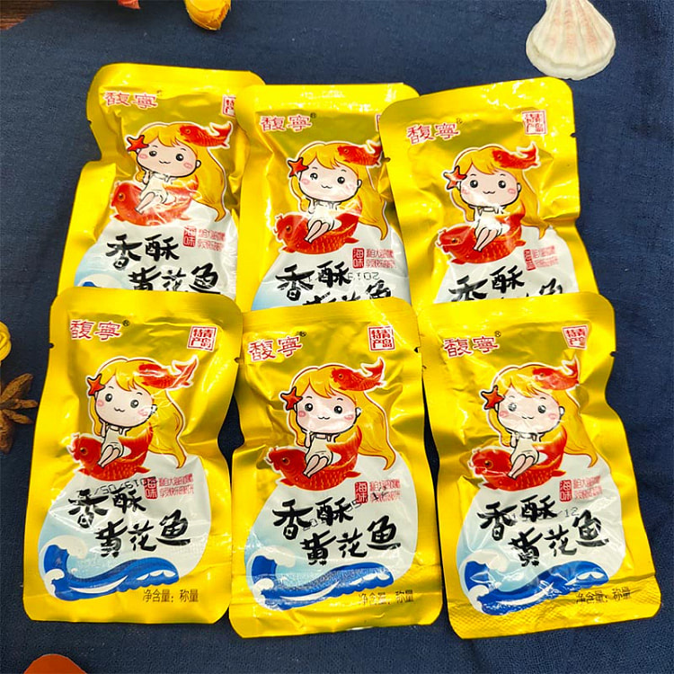 Qingdao Crispy Yellow Croaker 500g*bag 500 g