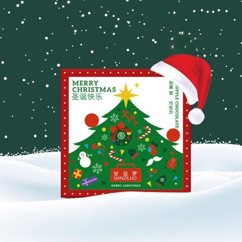 Christmas Truffle chocolate 4 flavors 400g*1 box 400 g - Weee!