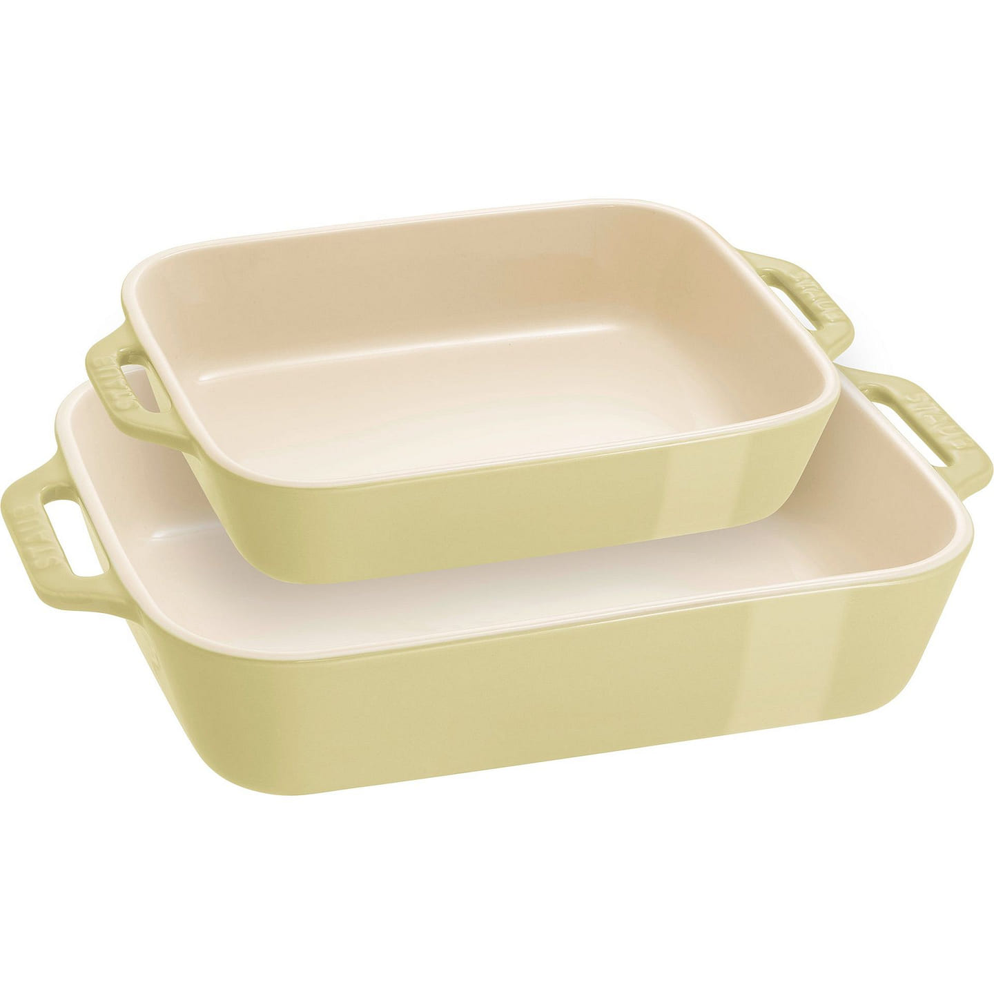 Staub Ceramic 2-pc Rectangular Baking Dish Set Macaron Pastel 2-pc / Green 1 個