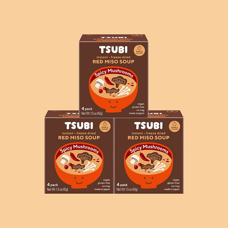 Red Miso with Spicy Japanese Mushrooms Pack of 12-