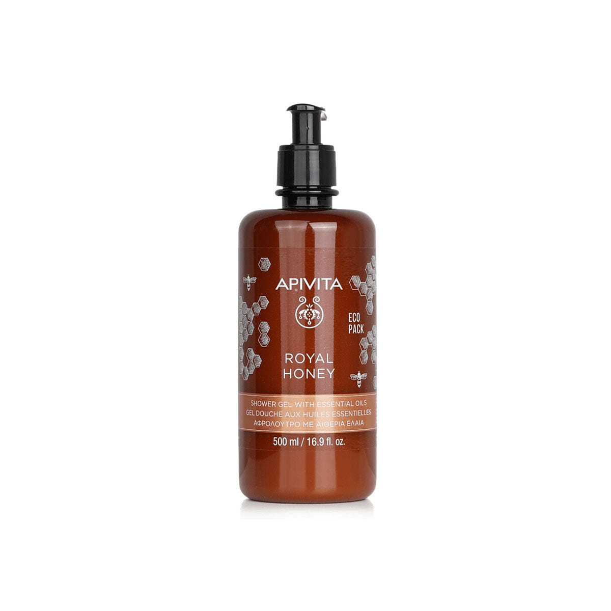 Apivita Shower Gel with Essential Oils #Royal Honey 500 ml