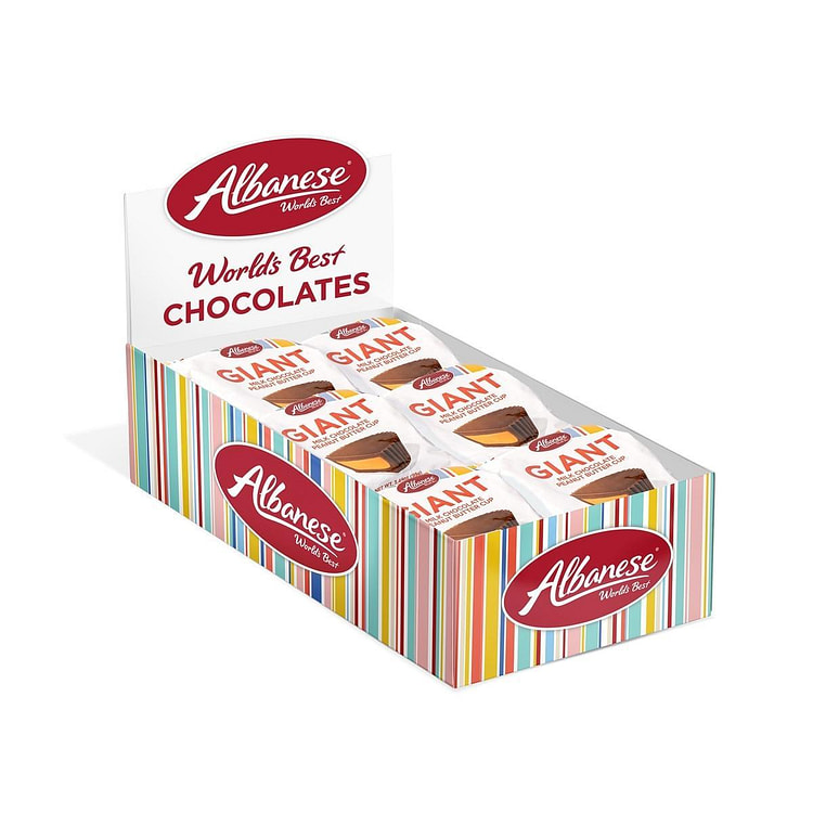 Albanese Giant Milk Choc Peanut Butter Cup 12ct 1 each