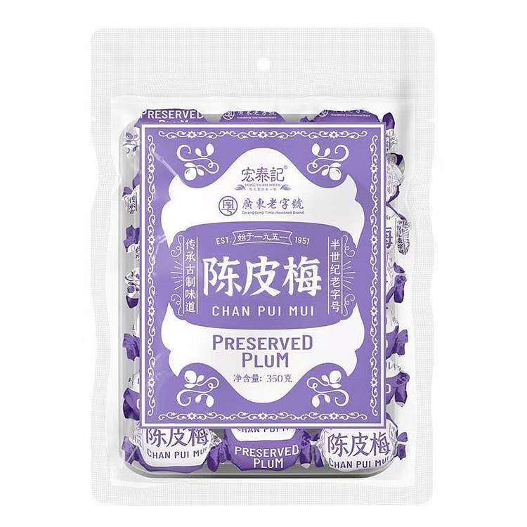 宏泰记陈皮梅干350g*1袋 1 包