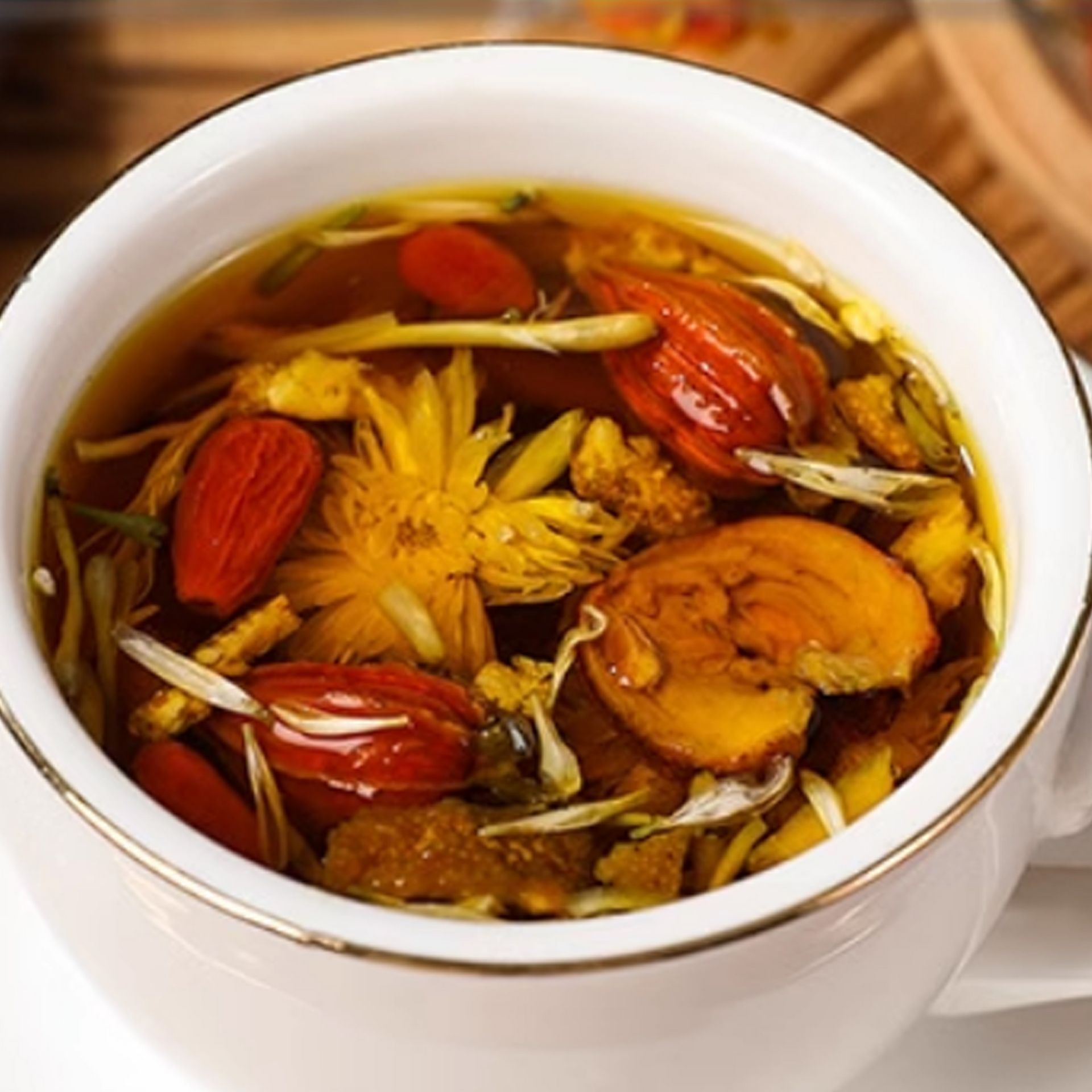 Chrysanthemum tea Herbal tea hawthorn fruit tea - Weee!