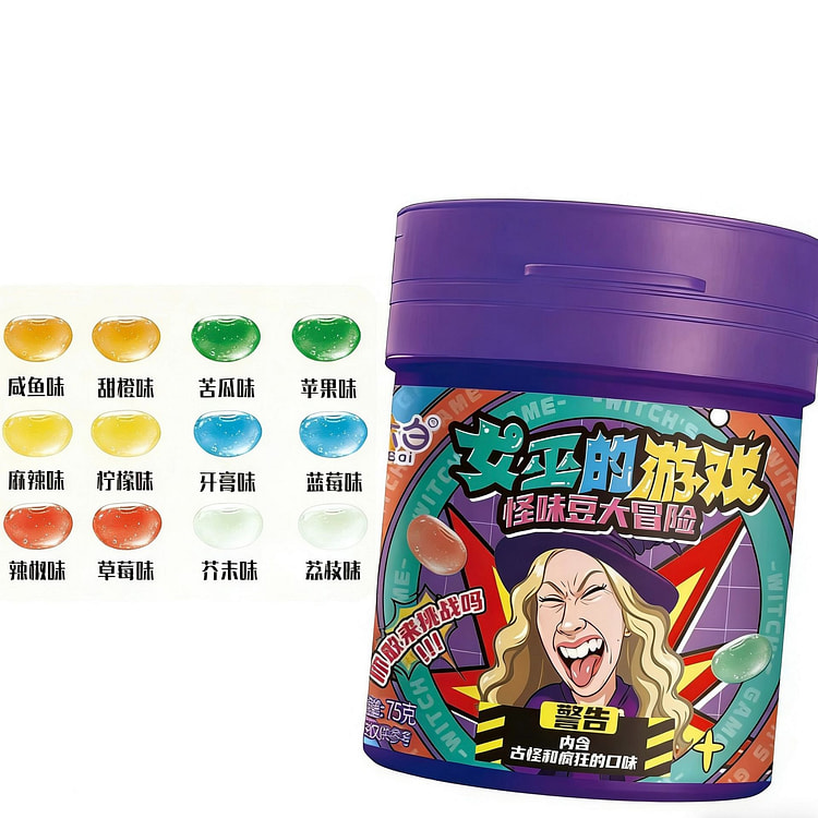 同耀  整蛊怪味豆糖果  1罐 75 克