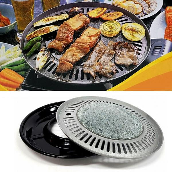 Germanium Stone Korean Barbecue Grill Pan(BBQ Pan) 1 each