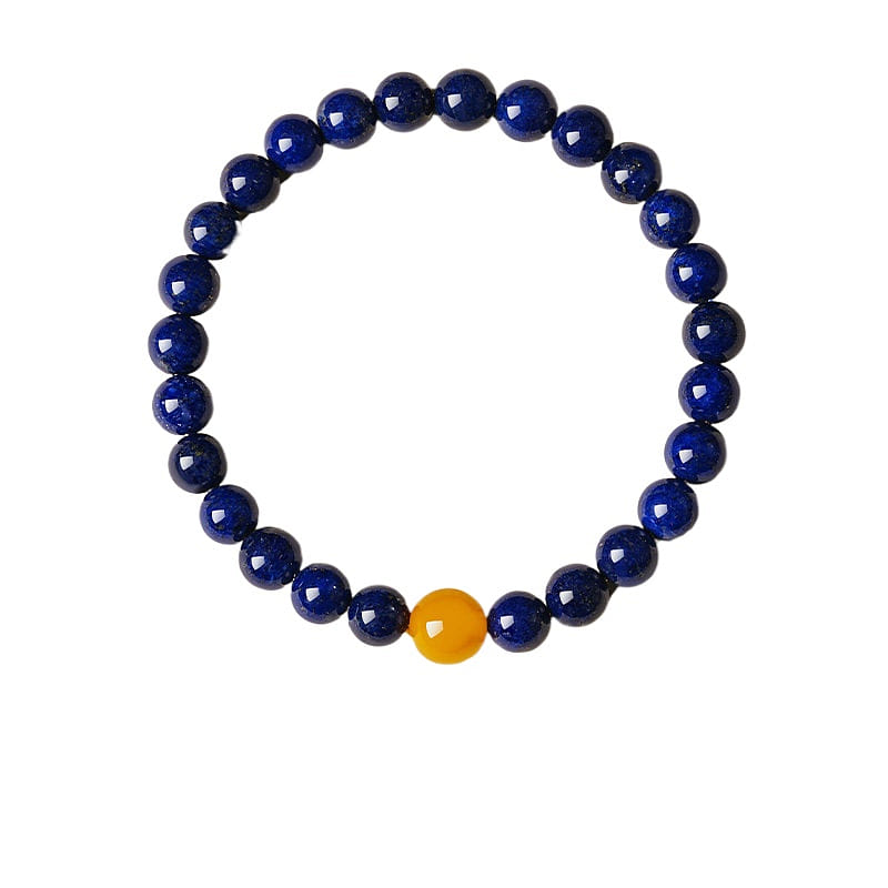 Natural Lapis lazuli bracelet 6mm 1 box