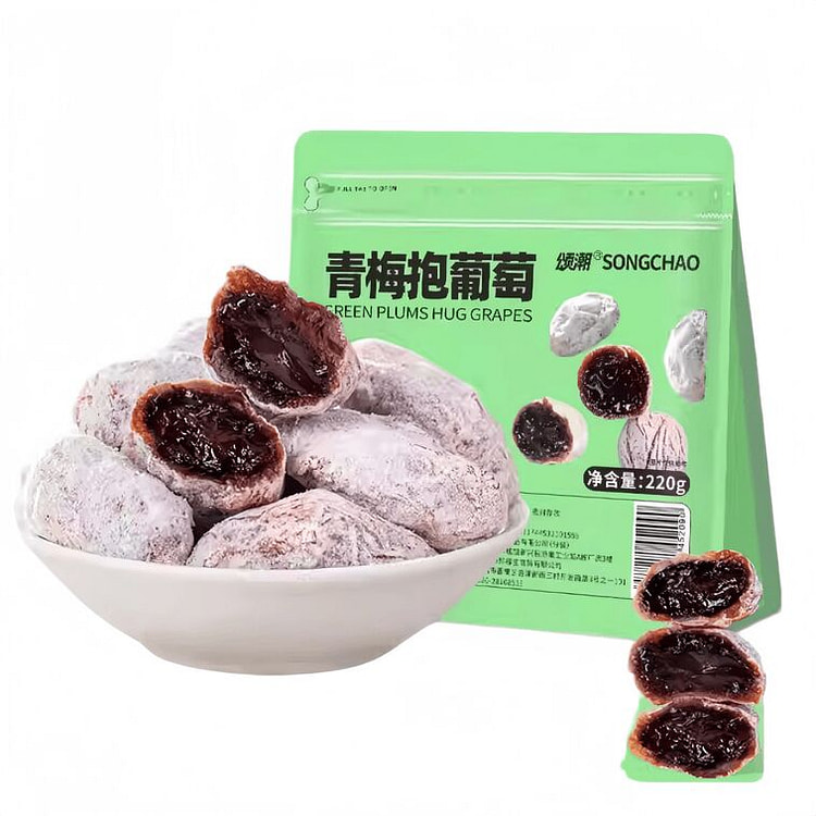 Songchao Green Plum with Grape, 220g 220 g