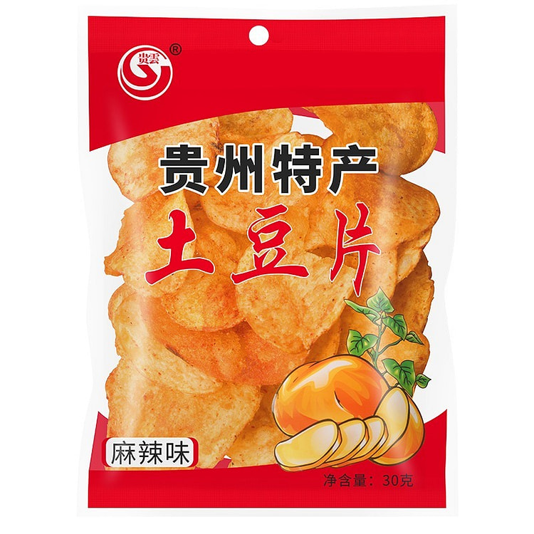 土豆片 马铃薯片 洋芋片 休闲零食品-麻辣味