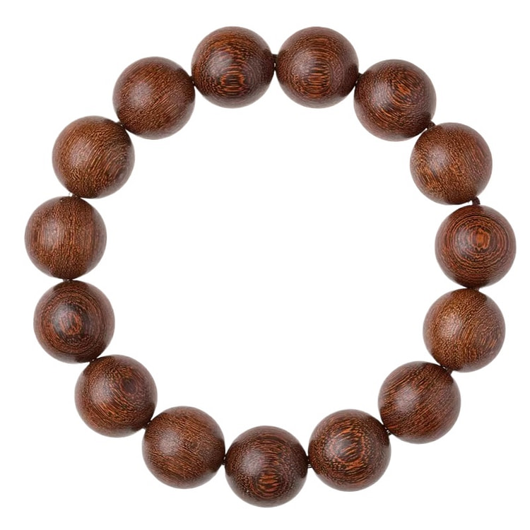 普陀山 金丝檀木手串盘玩以祝福 15毫米 1 盒