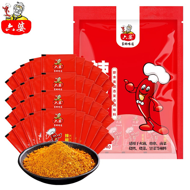 Liu po Chili Dipping Powder 2g*40 Packs 1 pack