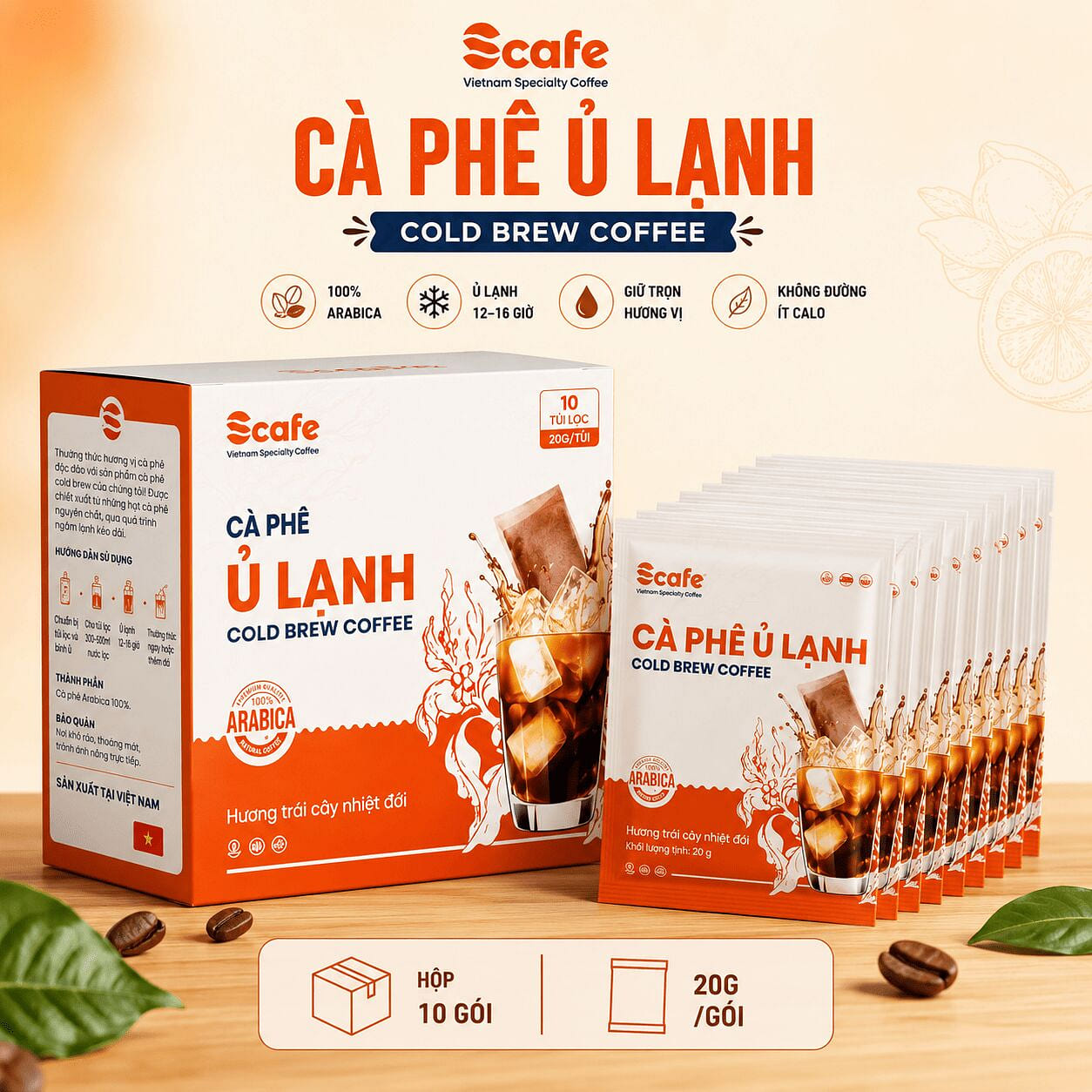 SCAFE - ARABICA COLD BREW COFFEE 200 g