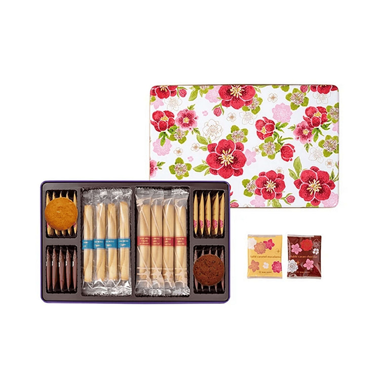 YOKU MOKU 巧克力蛋卷饼干鲜花礼盒 36枚 1 份