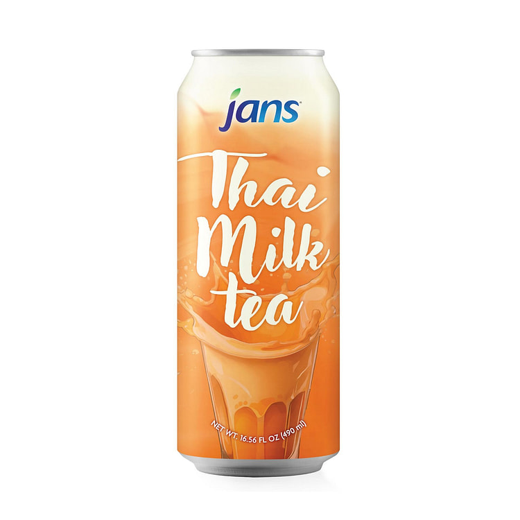 Jans 波霸珍珠奶茶 泰式 绿茶/红茶 非 珍珠 16.9 液盎司