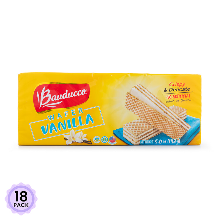 Bauducco 香草华夫 5 盎司*18 包