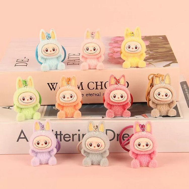 labubu keychain blind box ornaments two random