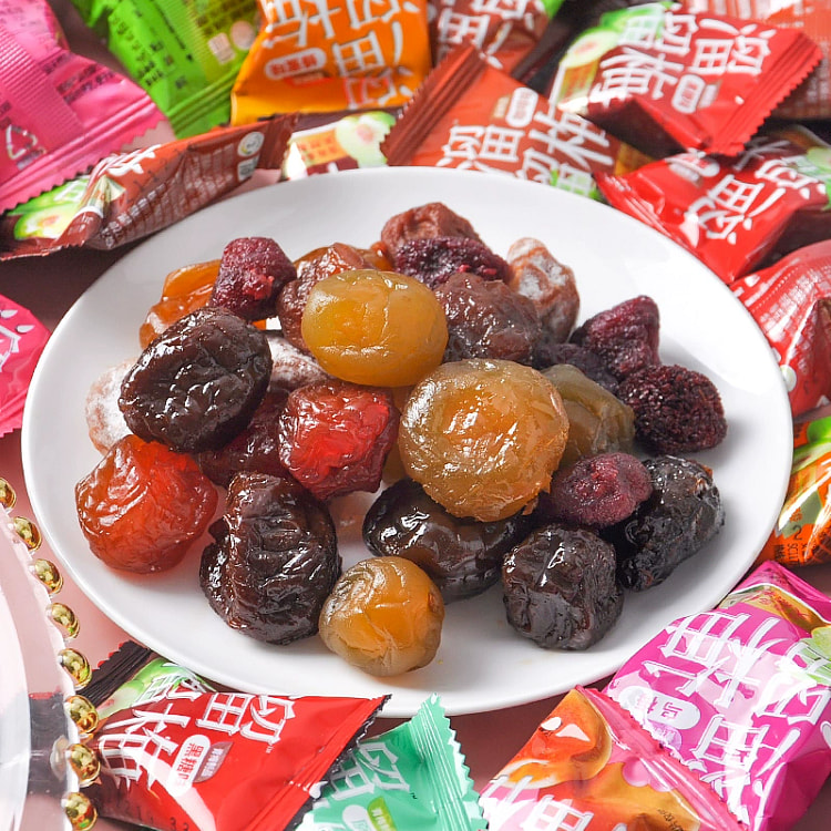 Yoyo plum small package bulk sweet and sour snacks casual snacks 250g*1 pac