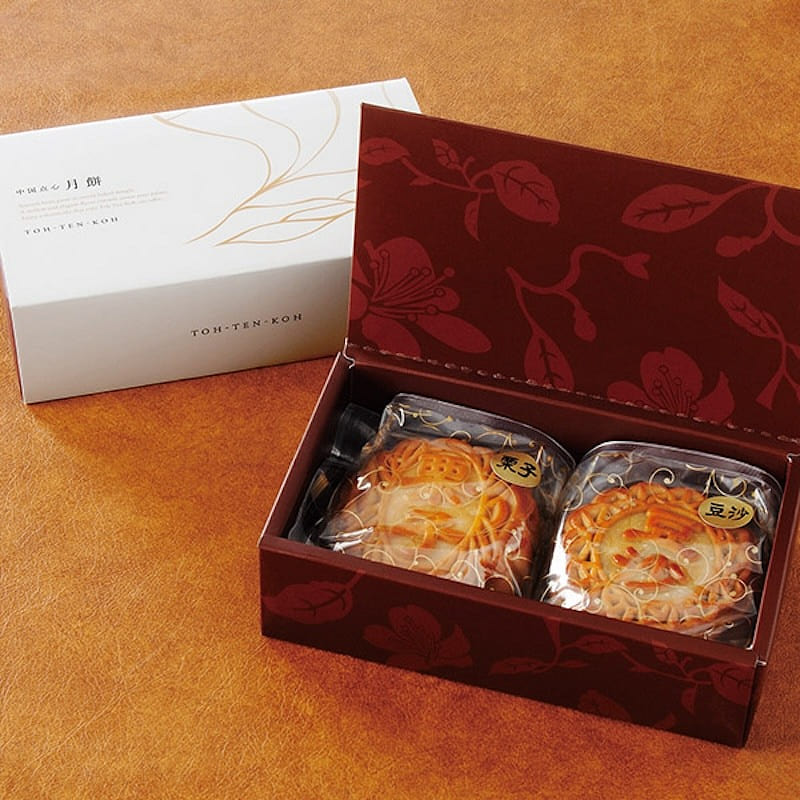 东天红 豆沙栗子月饼 各1枚 1 盒 1 盒