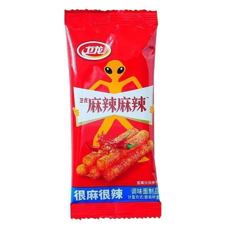 Weilong Spicy Strips 10 packs, about 240g 10 pack