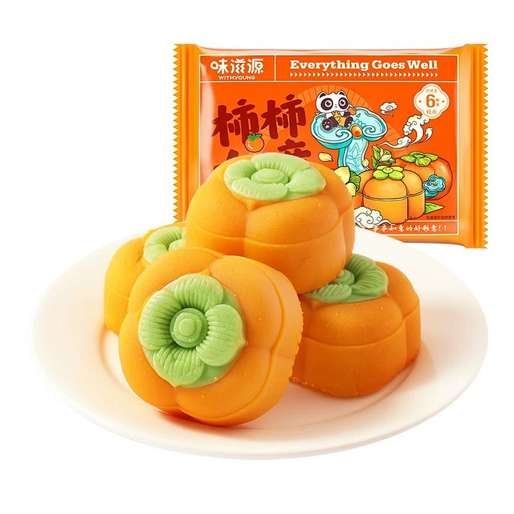优品荟-味滋源柿柿如意绿豆糕糕点传统点心休闲零食220g