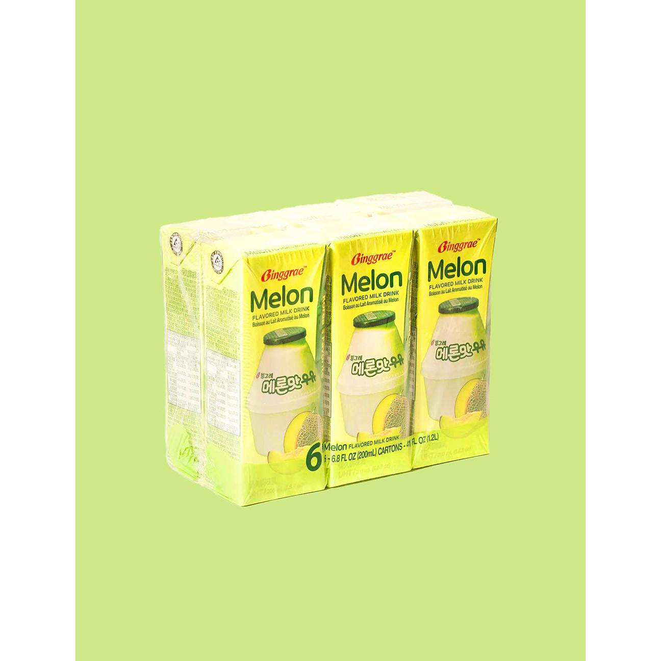 BINGGRAE 哈密瓜味牛奶 6PK 1 份