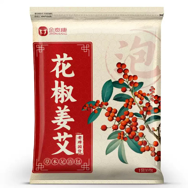 金泰康花椒生姜泡脚药包艾叶干姜花椒30包300g 300 克