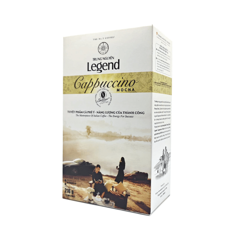 Trung Nguyen Legend Cappuccino Mocha Instant Coffee 12*18g 216 g