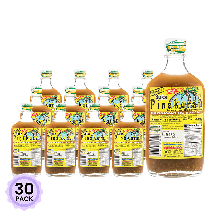 Sukang Pinakurat Spiced 天然椰子醋 8.5 盎司*30 包