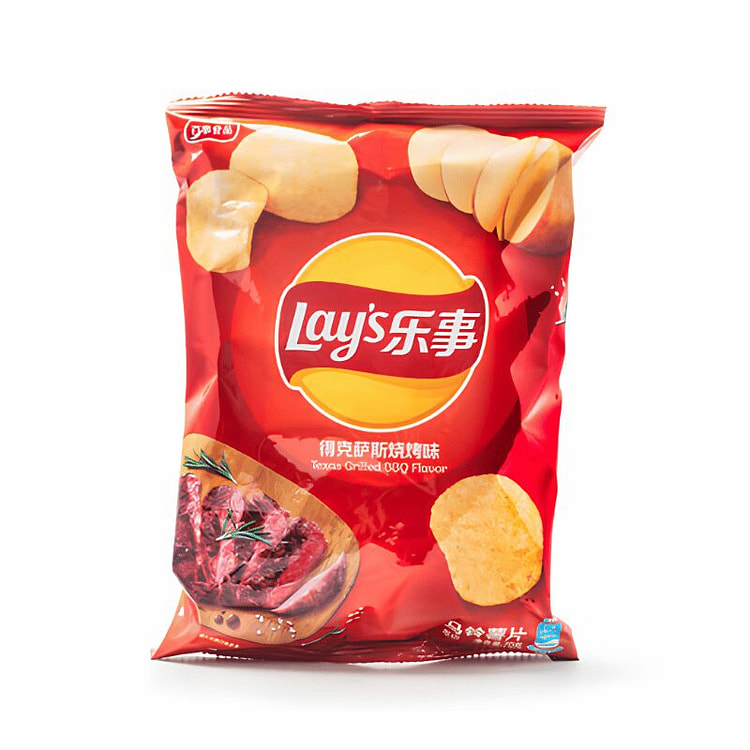 Lay's Potato Chips, Texas BBQ Flavor 70 g (min 5)