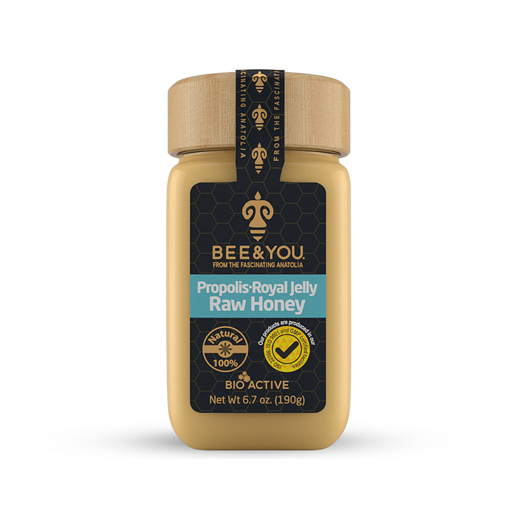 Organic Royal Jelly+Propolis+Raw Honey Mix