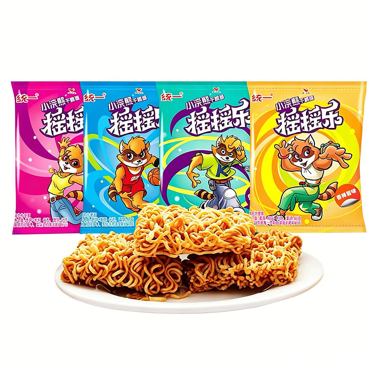 小浣熊 混合装 摇摇乐干脆面 （4pcs） 160 克