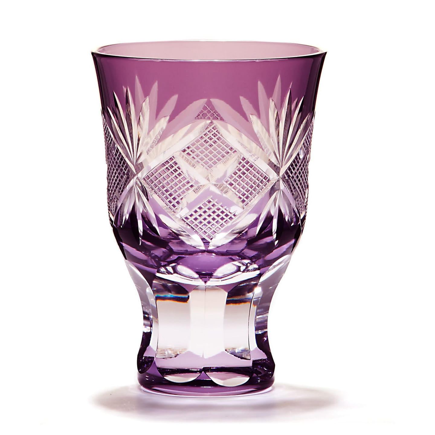 [WITH CERTIFICATE] Tajima sake glass collection Nanako-mon Purple 1 count