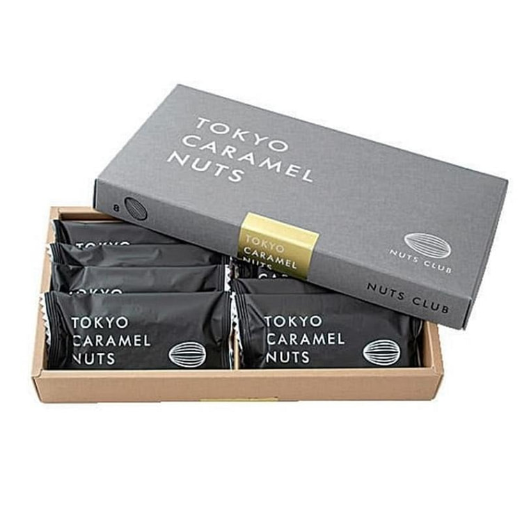 Japan Direct Shipping Japan TOKYO CARAMEL NUTS Crackers 8pcs