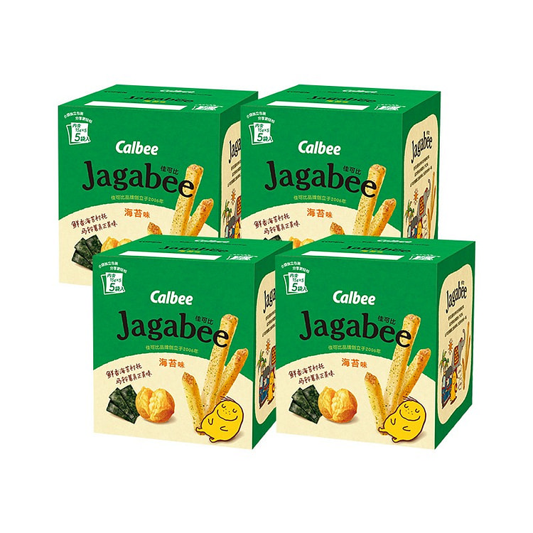 卡乐比佳可比薯条三兄弟海苔味小吃休闲零食300g
