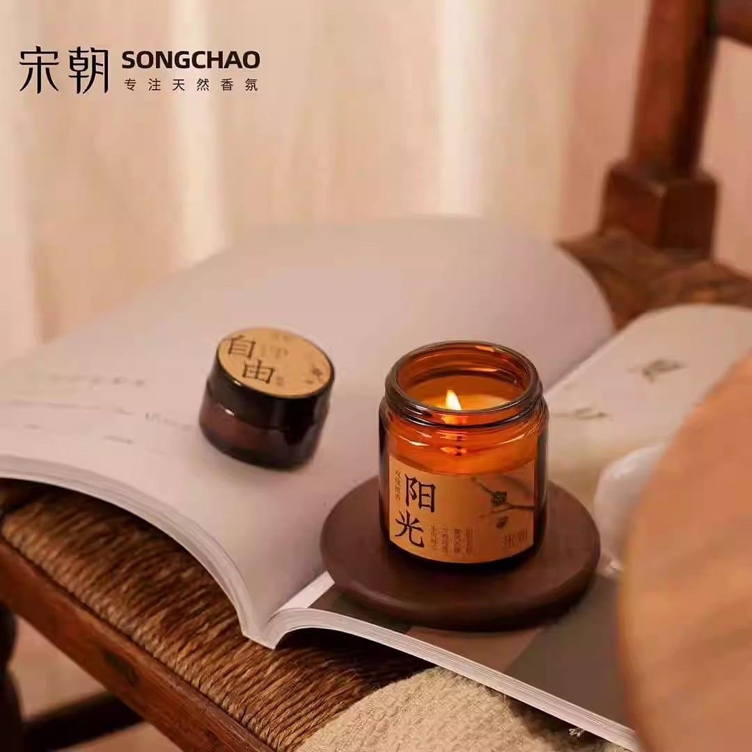 Aromatherapy Candle Home Indoor Decoration Sleeping 15g Good Luck-Cedar Scent 15 g