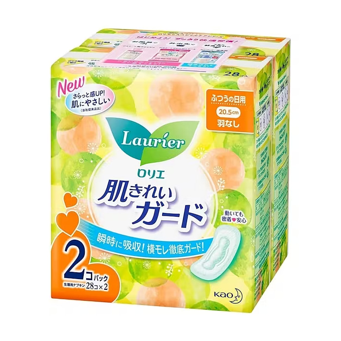 Kao Laurier Skin Guard Normal Sanitary Napkin