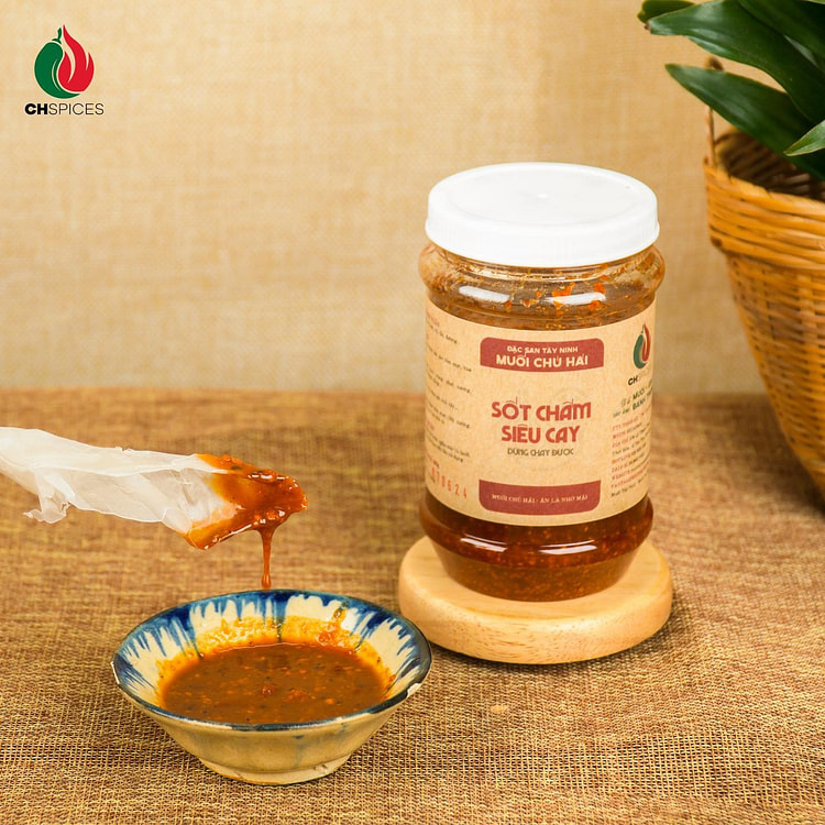 Sốt chấm siêu cay Muối Chú Hải – Đặc sản Tây Ninh 500gr