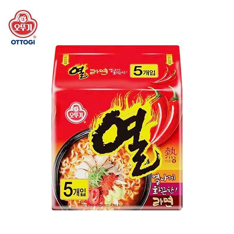 不倒翁韩式风味火热拉面辣爽过瘾速食夜宵泡面方便面 600 克